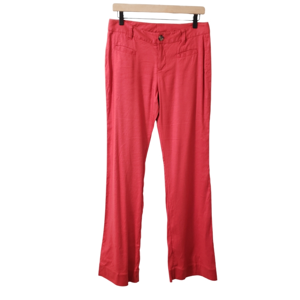 CAbi Wide Leg Pants in Coral